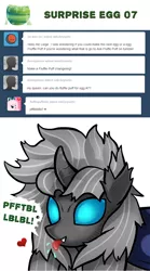 Size: 700x1255 | Tagged: artist:php13, ask, askchrysalis, changeling, comic, derpibooru import, egg, oc, oc:fluffle puff, safe, solo, tumblr, unofficial characters only