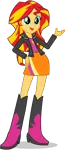 Size: 288x659 | Tagged: safe, derpibooru import, official, sunset shimmer, equestria girls, become an equestria girl, cute, eqg promo pose set, female, flash game, happy, image, official art, png, shimmerbetes, simple background, smiling, solo, transparent background, vector, when she smiles