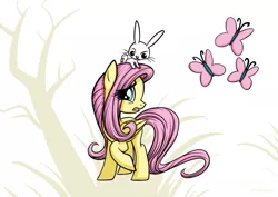 Size: 1754x1240 | Tagged: angel bunny, artist:rambopvp, derpibooru import, fluttershy, safe