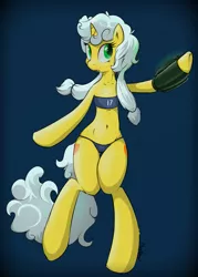 Size: 857x1200 | Tagged: artist:munkari, derpibooru import, fallout: new canterlot, female, oc, oc:fresh de-light, semi-anthro, solo, solo female, suggestive, unofficial characters only