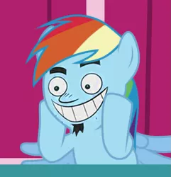 Size: 877x911 | Tagged: dan, dan vs, dashface, derpibooru import, edit, rainbow dash, safe, so awesome