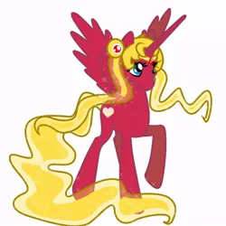 Size: 800x800 | Tagged: safe, artist:tsunaamii, derpibooru import, ponified, alicorn, pony, crossover, sailor moon