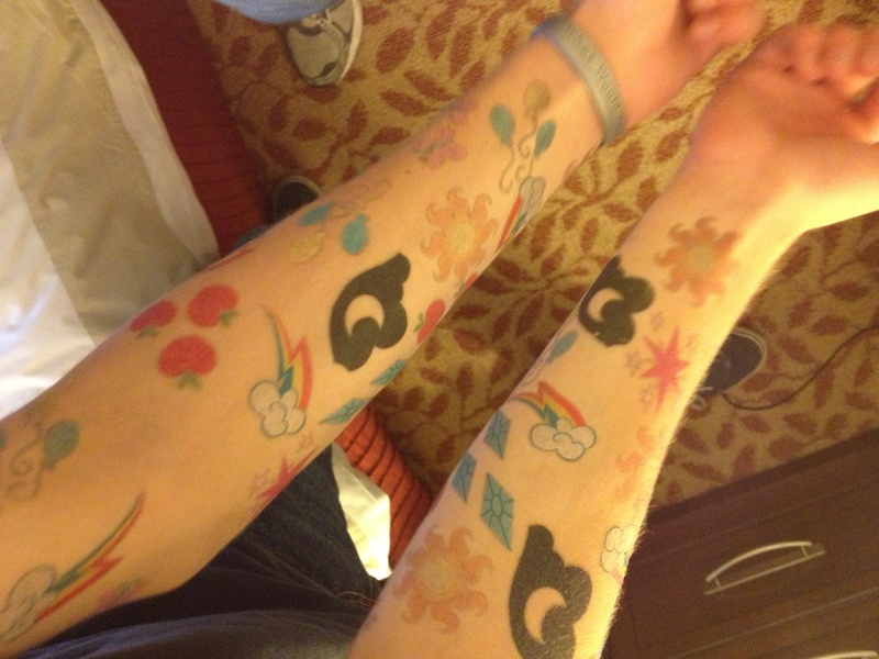 Size: 3264x2448 | Tagged: body art, cutie pox, derpibooru import, human, irl, irl human, photo, safe, tattoo, temporary tattoo