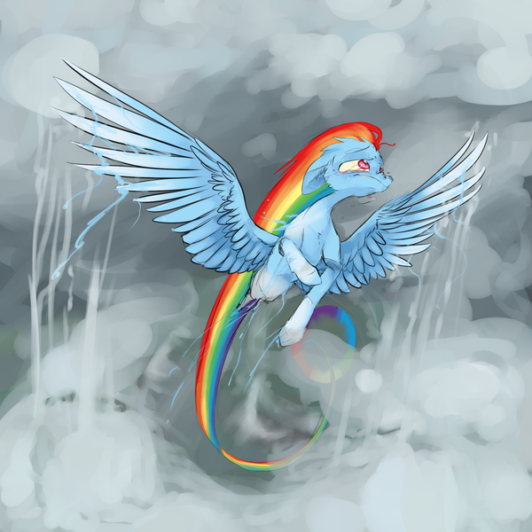 Size: 2000x2000 | Tagged: artist:xenon, derpibooru import, flying, rainbow dash, safe, solo