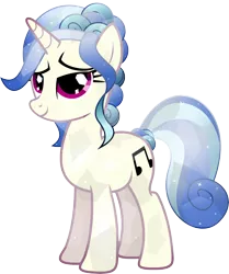 Size: 5433x6500 | Tagged: safe, artist:theshadowstone, derpibooru import, vinyl scratch, pony, unicorn, absurd resolution, alternate hairstyle, crystallized, cutie mark, female, hooves, horn, mare, simple background, smiling, solo, transparent background, vector