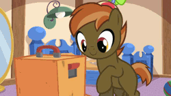 Size: 640x360 | Tagged: animated, artist:jan, buttonbetes, button mash, button's adventures, c:, cute, derpibooru import, foal, frown, game over, hat, hoof hold, pong, propeller hat, safe, sitting, smiling, talking, video game