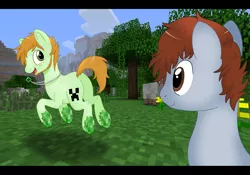 Size: 1226x860 | Tagged: achievement hunter, artist:thegamblehorse, crossover, derpibooru import, gavin free, michael jones, minecraft, safe