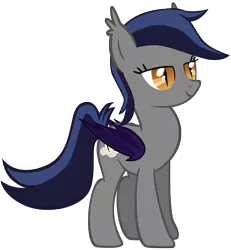 Size: 4611x5000 | Tagged: safe, artist:zee66, derpibooru import, oc, oc:echo, unofficial characters only, bat pony, pony, absurd resolution, simple background, solo, transparent background, vector