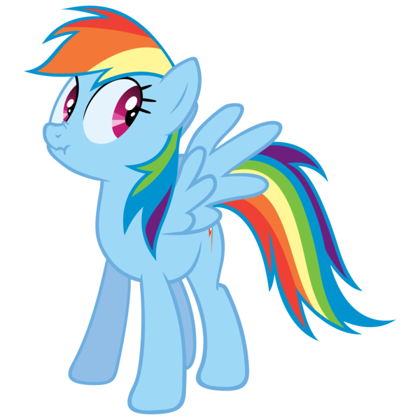 Size: 5000x5000 | Tagged: absurd resolution, artist:elviswjr, derpibooru import, liarpony, rainbow dash, safe, scrunchy face, simple background, solo, transparent background, vector