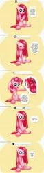 Size: 1280x4971 | Tagged: safe, artist:frankier77, derpibooru import, pinkie pie, ask pinkamena diane pie, ask, blushing, bow, cute, cuteamena, dialogue, eyes closed, hair bow, looking at you, open mouth, pinkamena diane pie, sitting, smiling, solo, tumblr