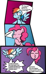 Size: 706x1131 | Tagged: artist:heatwavemakesart, comic, derpibooru import, pinkie pie, rainbow dash, safe