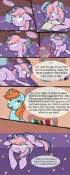 Size: 2000x5000 | Tagged: artist:cat4lyst, comic, derpibooru import, magical lesbian spawn, my little pony genesis, oc, oc:bright eyes, oc:glitter sparkle, offspring, parent:pinkie pie, parents:twinkie, parent:twilight sparkle, safe, unofficial characters only