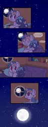 Size: 1025x2684 | Tagged: brother and sister, comic, derpibooru import, magical lesbian spawn, my little pony genesis, oc, oc:artemis, oc:glitter sparkle, offspring, parent:pinkie pie, parents:twinkie, parent:twilight sparkle, safe, unofficial characters only