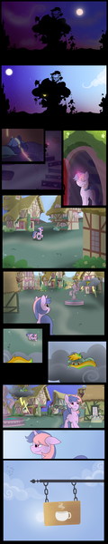 Size: 2000x10000 | Tagged: comic, derpibooru import, magical lesbian spawn, my little pony genesis, oc, oc:artemis, oc:glitter sparkle, oc:northern lights, offspring, parent:pinkie pie, parent:rainbow dash, parent:spitfire, parents:spitdash, parents:twinkie, parent:twilight sparkle, safe, unofficial characters only