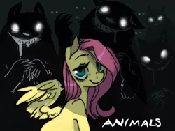 Size: 800x600 | Tagged: semi-grimdark, artist:xarakayx, derpibooru import, fluttershy, pink floyd