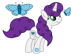 Size: 768x600 | Tagged: artist:silverromance, butterfly, cutie mark, derpibooru import, oc, oc:soft silk, original species, plush pony, safe, simple background, solo, stitches, transparent background, unofficial characters only