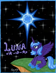 Size: 800x1050 | Tagged: safe, artist:rammzblood, derpibooru import, princess luna, solo