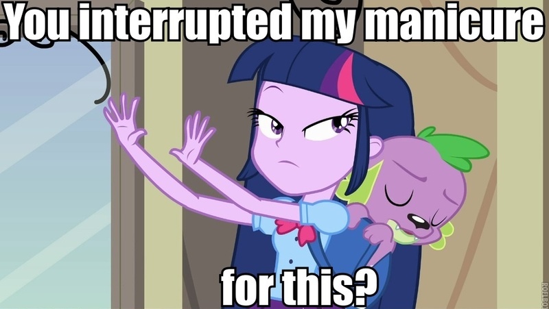 Size: 960x541 | Tagged: safe, derpibooru import, spike, twilight sparkle, equestria girls, image macro