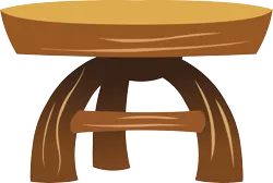 Size: 3039x2048 | Tagged: artist:grievousfan, derpibooru import, fabulous, furniture, masterpiece, no pony, object, resource, safe, sculpture, simple background, stool, table, transparent background, vector