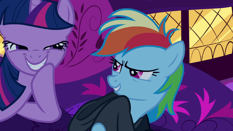 Size: 1920x1080 | Tagged: safe, derpibooru import, screencap, rainbow dash, twilight sparkle, read it and weep, out of context