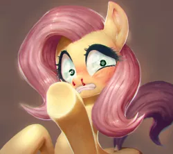 Size: 682x606 | Tagged: artist:frali, derpibooru import, fluttershy, nosebleed, pixiv, safe, solo