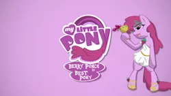 Size: 1920x1080 | Tagged: safe, artist:bamboodog, artist:northwestcore, derpibooru import, edit, berry punch, berryshine, pony, alcohol, best pony, bipedal, clothes, dionysus, dress, goblet, laurel wreath, logo, logo edit, meme, my little pony logo, shoes, solo, toga, vector, wallpaper, wine