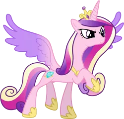 Size: 6287x6000 | Tagged: absurd resolution, artist:synthrid, derpibooru import, princess cadance, safe, simple background, solo, the crystal empire, transparent background, vector