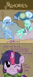 Size: 500x1155 | Tagged: safe, artist:askmutesparkle, derpibooru import, lyra heartstrings, trixie, twilight sparkle, alternate universe, friendship