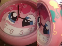 Size: 800x600 | Tagged: artist:cutiechibi, clock, derpibooru import, pinkie pie, safe