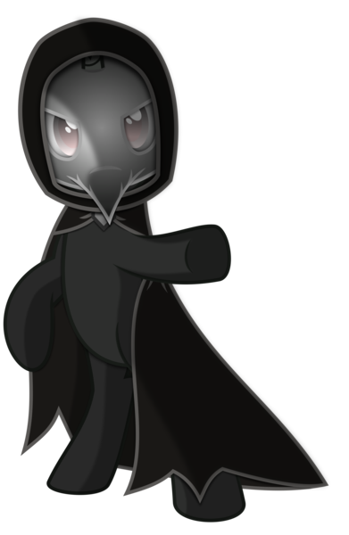 Size: 6000x9200 | Tagged: safe, artist:radiationalpha, derpibooru import, ponified, pony, unicorn, absurd resolution, bipedal, crossover, mask, plague doctor, plague doctor mask, scp, scp-049, simple background, solo, transparent background, vector