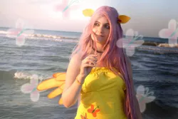 Size: 960x640 | Tagged: artist:bakakawaicosplay0o0, cosplay, derpibooru import, fluttershy, human, irl, irl human, photo, safe, solo