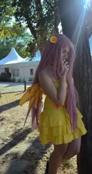 Size: 510x960 | Tagged: artist:bakakawaicosplay0o0, cosplay, derpibooru import, fluttershy, human, irl, irl human, photo, safe, solo