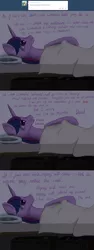 Size: 1280x3389 | Tagged: artist:kopaleo, comic, crying, depressed, depression, derpibooru import, lonely, sad, safe, tumblr, twilight sparkle