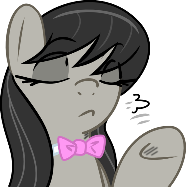 Size: 645x646 | Tagged: artist:haetran, derpibooru import, octavia melody, reaction image, safe, simple background, solo, transparent background, vector