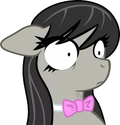 Size: 535x560 | Tagged: artist:haetran, artist:reiduran, derpibooru import, octavia melody, reaction image, safe, simple background, solo, surprised, transparent background, vector