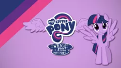 Size: 1920x1080 | Tagged: safe, artist:northwestcore, derpibooru import, edit, twilight sparkle, twilight sparkle (alicorn), alicorn, pony, abstract background, best pony, female, logo, logo edit, mare, meme, solo, spread wings, vector, wallpaper, wings