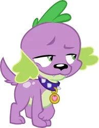 Size: 3876x5000 | Tagged: safe, artist:strumfreak, derpibooru import, spike, dog, equestria girls, absurd resolution, costanza face, dreamworks face, grin, simple background, solo, spike the dog, transparent background, vector