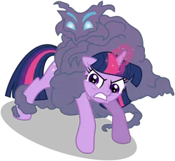 Size: 6000x5541 | Tagged: absurd resolution, artist:masem, derpibooru import, idw, idw showified, nightmare forces, safe, simple background, transparent background, twilight sparkle, vector