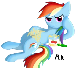 Size: 1146x1022 | Tagged: applesauce, artist:shadowninja976, derpibooru import, food, foodplay, rainbow dash, sauce, solo, suggestive