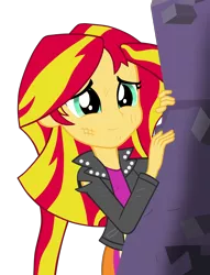 Size: 1700x2229 | Tagged: artist needed, safe, derpibooru import, sunset shimmer, equestria girls, inverted mouth, solo