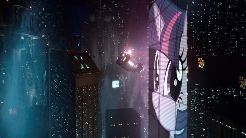 Size: 1280x720 | Tagged: blade runner, derpibooru import, movie, ponies in movies, ridley scott, safe, science fiction, screencap, twiface, twilight sparkle