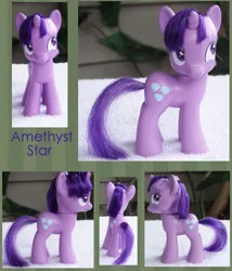 Size: 799x932 | Tagged: amethyst star, artist:phasingirl, brushable, custom, derpibooru import, irl, photo, safe, toy