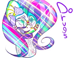 Size: 1109x866 | Tagged: artist:extradan, derpibooru import, flutterbot, fluttershy, psychedelic, robot, safe, solo