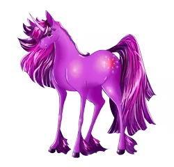 Size: 900x863 | Tagged: safe, artist:plasmaunicorn, derpibooru import, twilight sparkle, classical unicorn, leonine tail, solo