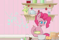 Size: 4236x2852 | Tagged: artist:zzvinniezz, baking, bowl, derpibooru import, kitchen, pinkie pie, safe, solo, whisk, working