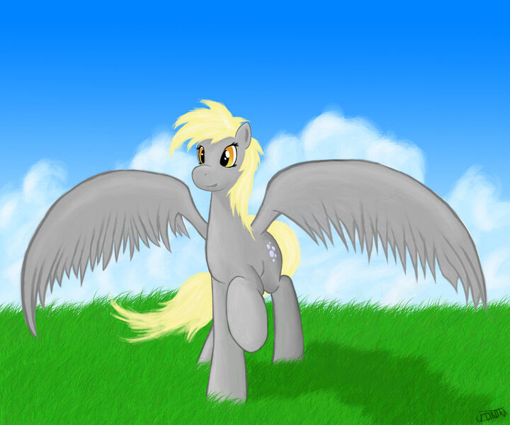 Size: 900x750 | Tagged: safe, artist:ultimiant, derpibooru import, derpy hooves, pegasus, pony, female, mare, solo