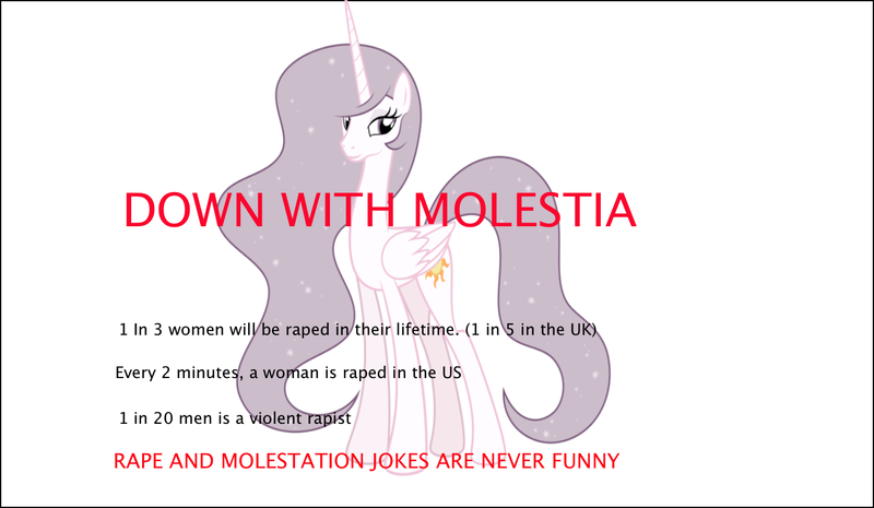 Size: 1359x790 | Tagged: 1000 hours in ms paint, background pony strikes again, derpibooru import, down with molestia, drama, false statistics, princess celestia, princess molestia, rape, semi-grimdark, suggestive, text