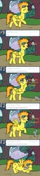 Size: 639x2804 | Tagged: safe, artist:okiedokielokie, derpibooru import, spitfire, rabbit, ask-mlpspitfire, comic, goggles, tumblr