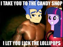 Size: 720x541 | Tagged: 50 cent, candy shop, derpibooru import, exploitable meme, facebook, flashface, flash sentry, flash sentry savior of the universe, forced meme, meme, rap, safe, song reference, twilight sparkle, waifu thief