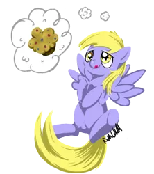 Size: 576x648 | Tagged: safe, artist:beefcrow, derpibooru import, derpy hooves, pegasus, pony, female, mare, muffin, solo